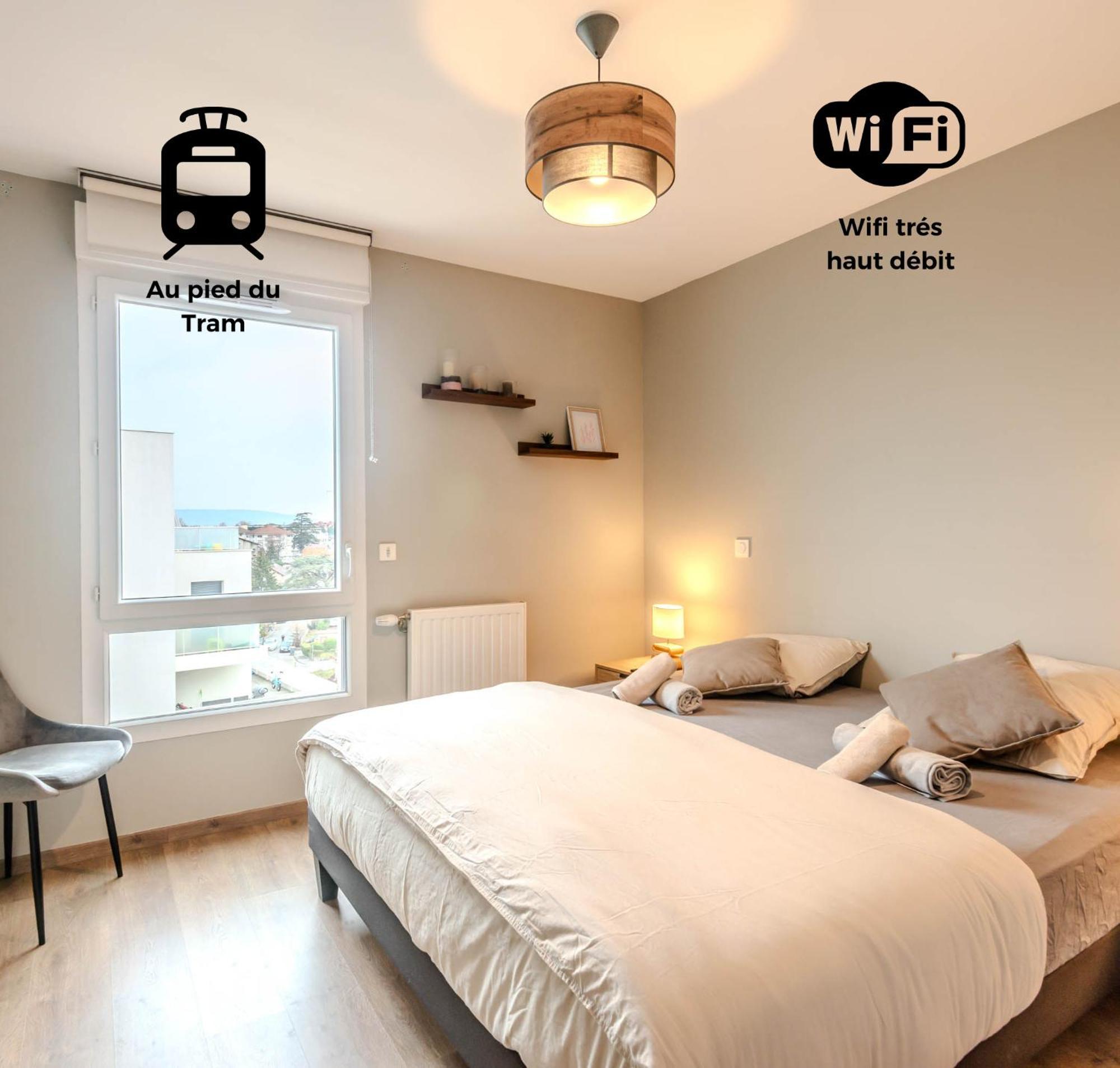 Appart T3 Moderne Ambilly Appartement Buitenkant foto