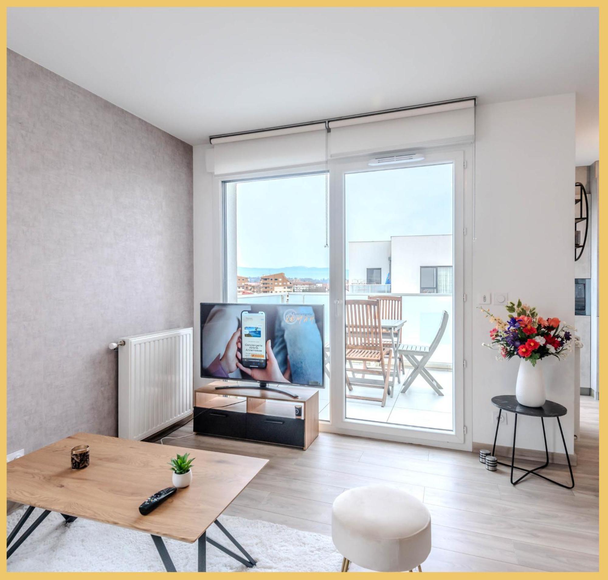 Appart T3 Moderne Ambilly Appartement Buitenkant foto